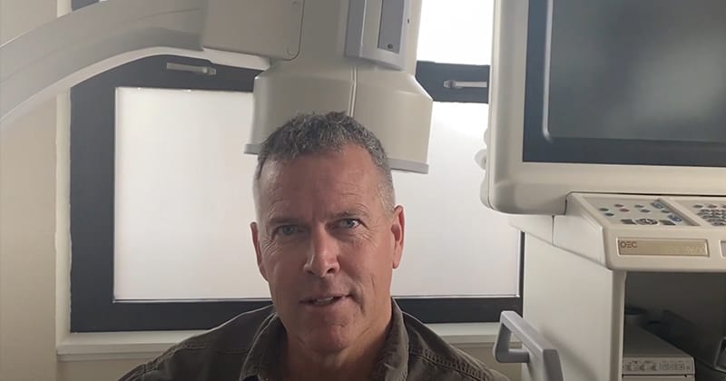 A man giving a testimonial on the benefits of Ketamine Infusions for PTSD.